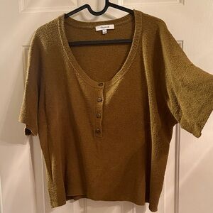 Madewell Henley Sweater Tee